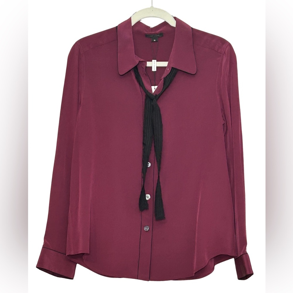 New! Marc Jacobs Silk Berry Shirt Top